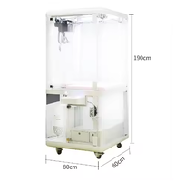 Arcade Craft Studio ACS Source Machine à grue monoplace pour adulte, personnalisable, à monnayeur, avec interface vocale en anglais, en fer et verre trempé