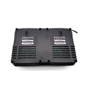 Cargador de Batería de Litio de Repuesto para <span class=keywords><strong>Makita</strong></span> DC18RD <span class=keywords><strong>18V</strong></span> 14.4V con 2 Puertos de Carga, 4A <span class=keywords><strong>6A</strong></span>, Carga Rápida, para Herramientas Eléctricas, Enchufe UK EU AU - Product Image 6