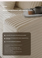 Canapé sectionnel en L moderne et compact avec fonctions multifonctions pour salon, chambre, salle de sport et appartement - Prix d'usine
