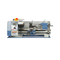 Jy 210V Draagbare Mini Horizontale Metalen Draaibank Machine 220V Thuisgebruik Apparatuur Bt40 Spindel Taper Licht