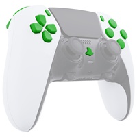 Kits de boutons complets de remplacement vert lime eXtremeRate pour contrôleur Dualsense PS5 Edge