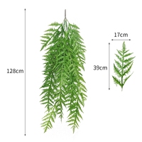 YOPIN-3710 de haute qualité bambou palmier fougère feuilles artificielles plantes suspendues pour la décoration de jardin à la maison