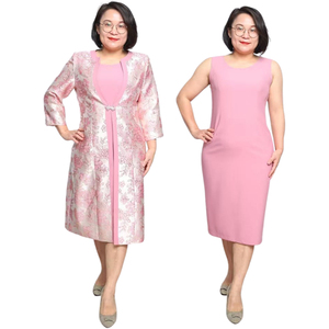 Robes d'église pas chères 2022 pour femmes noires, ensemble jupe 2 pièces, élégant, pour mariage, costumes formels pour femmes, vêtements grande taille pour femmes - Product Image 4