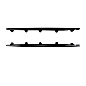 Amp-Z Side Skirts For Bmw 3 Series E90 E91 M Sport 2005-2012 Piano Black Carbon Fiber Texture Matte Finish - Product Image 5