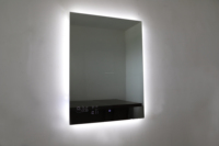 Panneau chauffant miroir lumineux LED 700W, cristal de carbone, infrarouge lointain, pour salle de bains
