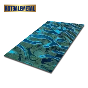 Panneau de plafond en acier inoxydable couleur or, à effet ondulé, léger, tôle ondulée de 0,5 mm à 3 mm d'épaisseur. - Product Image 6