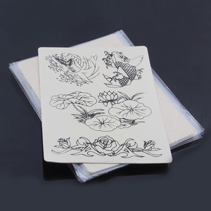Printed Tattoo <b>Practice</b> Skin One Side Silicone Coloring <b>Pad</b> with Design for Beginner Tattoo Training - Product Image 2