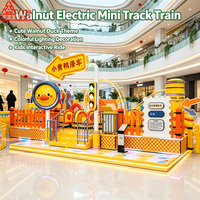 Train électrique d'intérieur durable pour enfants, modèle de train en fibre de verre, plastique, métal, acier, aluminium pour parc d'attractions et sports
