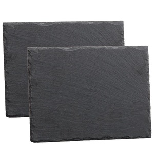 Teja de <span class=keywords><strong>Pizarra</strong></span> Negra Natural, Duradera, Impermeable y Resistente al Calor, Lámina de Techo Lisa para Techos de Villas Europeas Modernas - Product Image 5