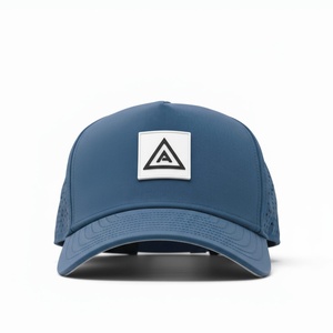 Gorra de Béisbol Clásica de 5 Paneles, Impermeable, con Parche de Goma, Orificios Cortados con Láser, Cierre a Presión, Estructurada, para Deportes al Aire Libre, Personalizable OEM - Product Image 2