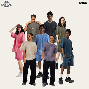 T-shirts pour hommes à manches courtes, 100% coton, coupe oversize, lavage enzymatique, personnalisables, haute qualité, style urbain, du fabricant - Product Image 1