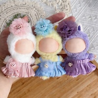 Mini jupe à volants de 10 cm pour poupée 4.0, accessoires de vêtements pour poupée V4, style dessin animé, échelle 1:3, fonction DIY