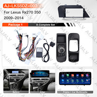 Autoradio 4G à écran tactile pour LEXUS RX270 2009-2014 avec Carplay sans fil et cadre de fixation pour système audio de véhicule