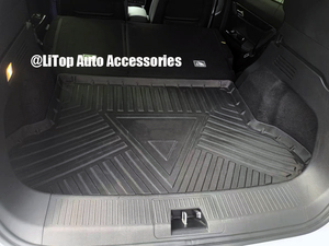 Alfombras de <span class=keywords><strong>doble</strong></span> capa, alfombrillas para coche, bandeja trasera para maletero de carga para Xpeng G3 2022, alfombrilla para suelo de coche - Product Image 3