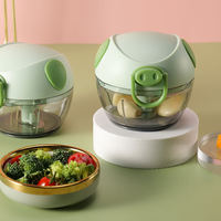 2025 nouveau Design cochon maison manuel ail purée Machine main tirer Mini gingembre poivre ail mélangeur broyeur râpe