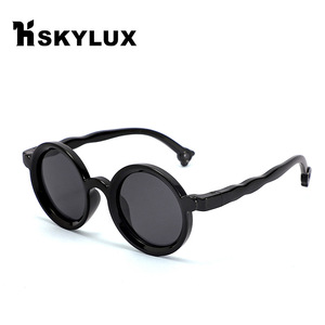 Skylux <b>Round</b> <b>Sunglasses</b> For Kids Uv400 Polarized Full Rim Unisex Sun Protection 23028 - Product Image 5