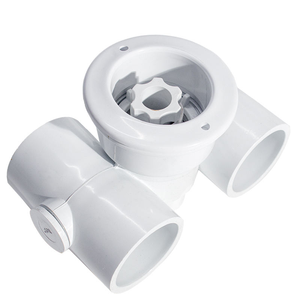 Jet <span class=keywords><strong>de</strong></span> massage hydrothérapeutique en ABS blanc résistant à la corrosion, avec <span class=keywords><strong>sortie</strong></span> d'eau réglable pour piscines en béton et en fibre <span class=keywords><strong>de</strong></span> verre et spas - Product Image 1