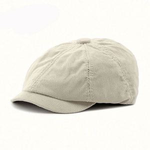 Casquette Gatsby unisexe en feutre de laine style newsboy rétro britannique avec logo personnalisé, portable pour les sports de plein air, usage décontracté et plage - Product Image 3