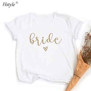 Equipo novia corazón Evjf despedida de soltera mujeres Gropu camiseta chica boda Mujer Tops <span class=keywords><strong>camisetas</strong></span> Mujer negro Rosa Blanco ropa - Product Image 3