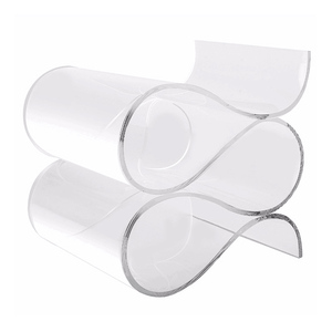 Portabottiglie per Vino in Acrilico a 4 Posti Personalizzabile Trasparente - Product Image 1