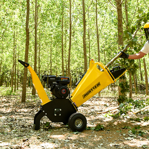 AUSTTER Professional 6.5HP Gasolina Motor Powered Mini Drum Roller ATV Wood Shredder <span class=keywords><strong>Chipper</strong></span> para Farm Garden Yard - Product Image 2