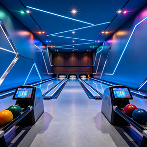 Équipement professionnel de <span class=keywords><strong>bowling</strong></span> en provenance de Chine <span class=keywords><strong>pour</strong></span> adultes, avec 10 pistes de <span class=keywords><strong>bowling</strong></span> complètes et un système de <span class=keywords><strong>bowling</strong></span> Duckpin - Product Image 4
