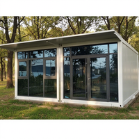 Maison préfabriquée extensible Boxspace 40 pieds, 2 ou 3 chambres, pliable, installation facile