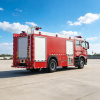 Camion-citerne de pompier de secours robuste 5001, réservoir d'eau et de mousse de 7000 L, pompe haute pression, diesel 150-250 CV, 4x2, urgence