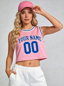 Camiseta <span class=keywords><strong>de</strong></span> Baloncesto Corta Personalizada FQ <span class=keywords><strong>para</strong></span> Mujer, Camiseta sin Mangas <span class=keywords><strong>para</strong></span> Chica, Top Deportivo sin Mangas, Ropa <span class=keywords><strong>de</strong></span> Moda Vintage, <span class=keywords><strong>Camisetas</strong></span> <span class=keywords><strong>de</strong></span> Entrenamiento - Product Image 3