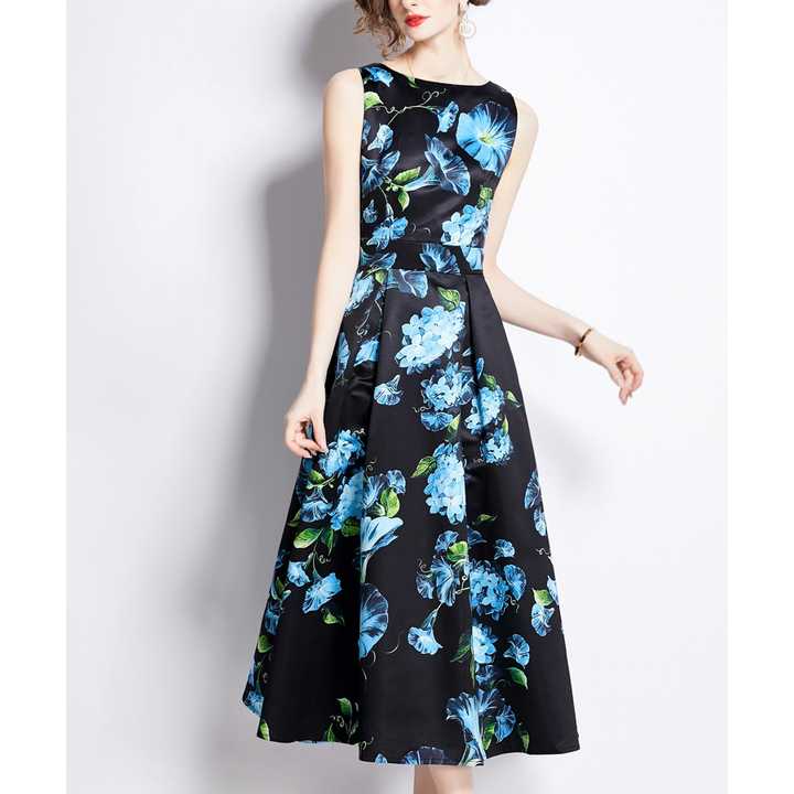 green emerald velvet dress Rosalee Lace-Up Floral Mesh Formal Dress