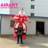 Costume de Clown Gonflable pour Adulte, Déguisement de Marionnette de Dessin Animé pour Activités Extérieures