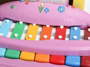 Piano Musical Infantil de Plástico ABS para Bebês de 0 a 3 Anos - Brinquedo Eletrônico Modelo Flor - Product Image 3