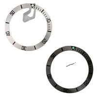 Nouveauté 2024 : inserts de lunette biseautée en acier inoxydable brossé SKX007 de 38 mm et 30,6 mm