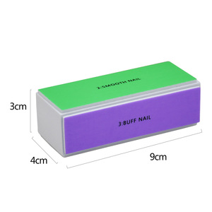 ฟองน้ำขัดเล็บคุณภาพสูงระดับมืออาชีพ 4 ด้าน สำหรับทำเล็บเงางาม - Product Image 5