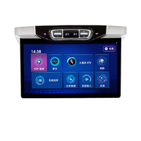 TV Lipat Elektrik Multifungsi dengan Kontrol Suara dan Layar Sentuh, Cocok untuk Plafon Mobil Benzz Vito V-class