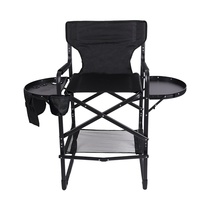 Chaise de Maquillage Pliante Professionnelle en Fer, Chaise de Réalisateur Robuste et Haute, Promotion