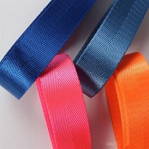 Wholesale 20/25/32/38/50mm Herringbone Webbing Straps Woven Polyester Nylon for <b>Belt</b> Custom - Product Image 1