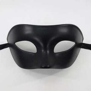 Gentleman Masquerade Prom Mulheres Homem Prata Sexy Festa Eye Mask Halloween Party Máscara Preta Metade do Rosto Adulto Máscara - Product Image 5