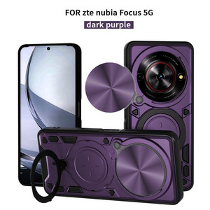 Étui pour ZTE Nubia Focus Pro 5G avec protection <span class=keywords><strong>de</strong></span> l'objectif coulissant, protection contre les chocs, support <span class=keywords><strong>de</strong></span> téléphone, étui pour Nubia Neo 3 Neo2 Music <span class=keywords><strong>4G</strong></span>, coque arrière en armure - Product Image 5