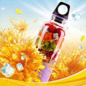 Portátil de viaje USB licuadora saludable exprimidor taza 500ml recargable Personal licuadora frutas y verduras mezclador con Banco de la energía - Product Image 1