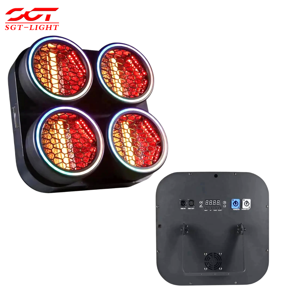Factory Direct 4 Eyes Retro Audience Decorative Light 250W Multi Effect DMX Lamp for Scenic Wall Performance Space Design