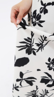 Robe trapèze élégante pour femmes, bretelles spaghetti, motif floral noir, longue robe maxi décontractée pour l'automne, vacances, mode, en mousseline