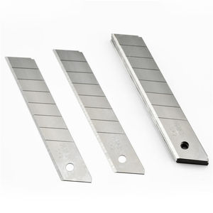 10 Uds por tubo 18mm <span class=keywords><strong>SK</strong></span> 2 cuchillo de utilidad retráctil hoja de corte de repuesto hoja de acero al carbono - Product Image 6