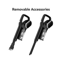 2025 nuevo diseño innovador con cable de mano vertical 2 en 1 potente succión filtración de 4 etapas aspiradora ciclónica de bajo ruido