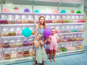 Phổ Biến Kẹo Dispenser Ngũ Cốc Hiển Thị Kẹo Các Loại Hạt Hộp Container Scoop Bin Rõ Ràng Nhựa Thùng Số Lượng Lớn Thực Phẩm Scoop Thùng Cho Ngọt Ngào - Product Image 3