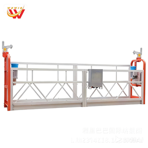 Plateforme suspendue <span class=keywords><strong>de</strong></span> haute qualité WU Feng en aluminium et acier, nacelle <span class=keywords><strong>de</strong></span> chantier, plateforme oscillante pour la maintenance des bâtiments, capacité nominale <span class=keywords><strong>de</strong></span> 630 kg - Product Image 2