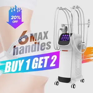 Mesin kecantikan tubuh rf 6 handpiece terbaru kualitas tinggi SPRT VELASHAPE 3 vakum mulus mesin kecantikan ramping tubuh rf Harga untuk penggunaan di rumah