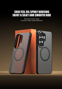 Funda Magnética para Teléfono con Carga Inalámbrica, Acabado Mate Esmerilado de Alta Calidad, Resistente a Impactos, para <span class=keywords><strong>Samsung</strong></span> S26 Ultra S25 Plus S24 S23 <span class=keywords><strong>S22</strong></span> - Product Image 3