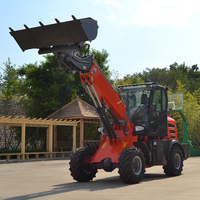 Pengiriman Gratis Euro 5 CE EPA Loader Teleskopik Kecil Bekas Mini Wheel Loader Compact Wheel Loader untuk Operasi di Lahan Pertanian