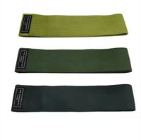 Bandas de resistencia de cadera de tela de látex con logotipo personalizado, bandas de entrenamiento físico para gimnasio para yoga, fisioterapia, entrenamiento de fuerza, novedad